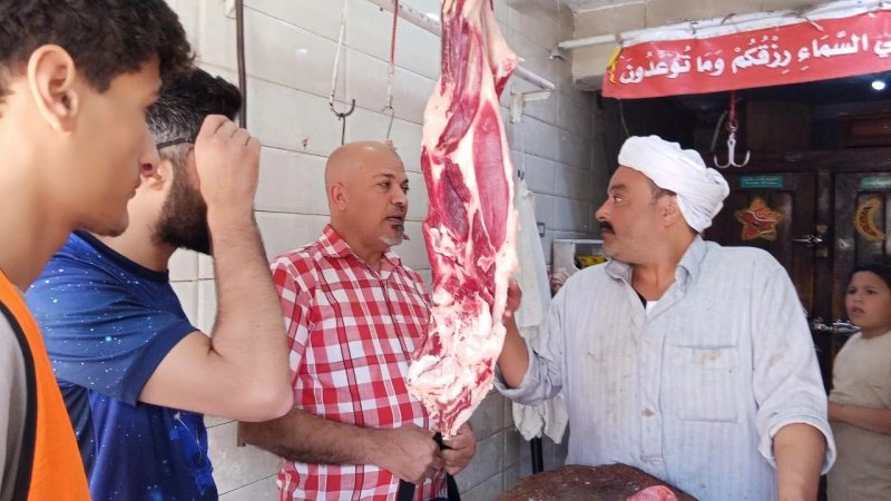 أسعار لحم الماعزوالضاني والبرقي في أسواق مطروح