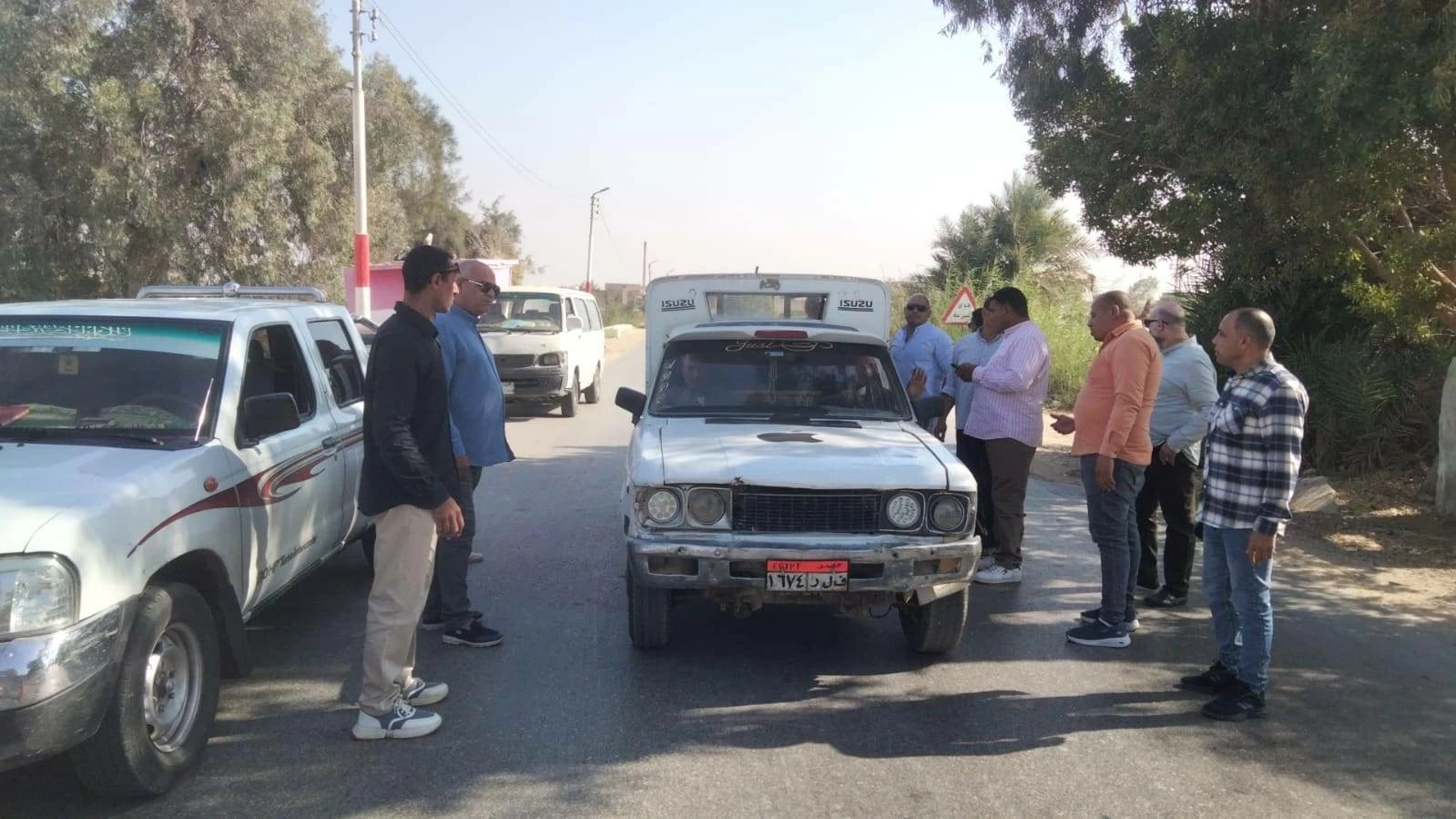 حملات رقابية على سيارات الأجرة في طامية.. ضبط 9 مخالفات ورصد 31 سيارة خارج الموقف