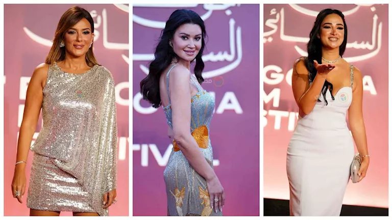25 صورة .. نجوم ونجمات على السجادة الحمراء في ثالث أيام الجونة السينمائي