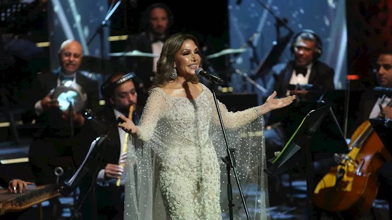 نادية مصطفى ومحمد الحلو يعيدان زمن الفن الجميل إلى مهرجان الموسيقى - صور