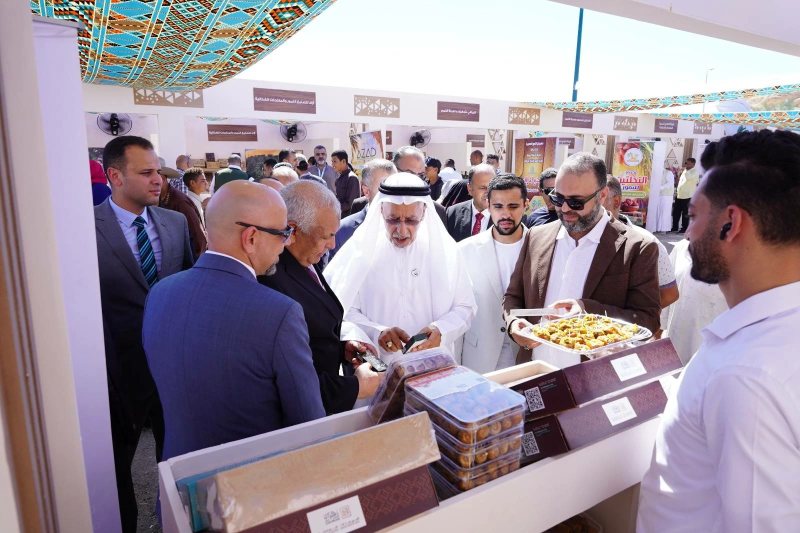 افتتاح معرض التمور بالقرية الأولمبية بسيوة بمشاركة شركات ومؤسسات محلية ودولية