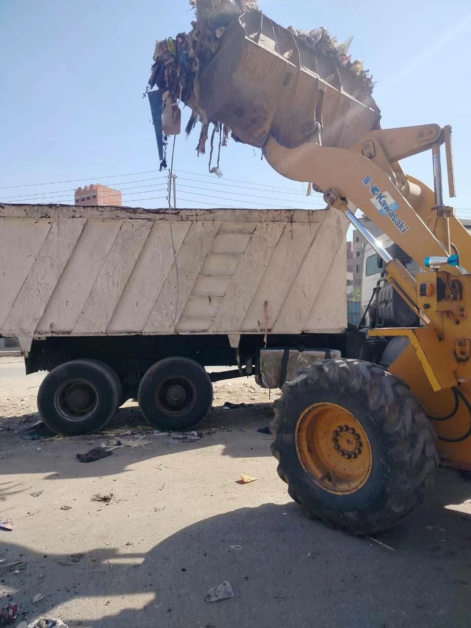 رفع 497 طنًا من بؤر المخلفات والتراكمات في حملة مكبرة بالغربية