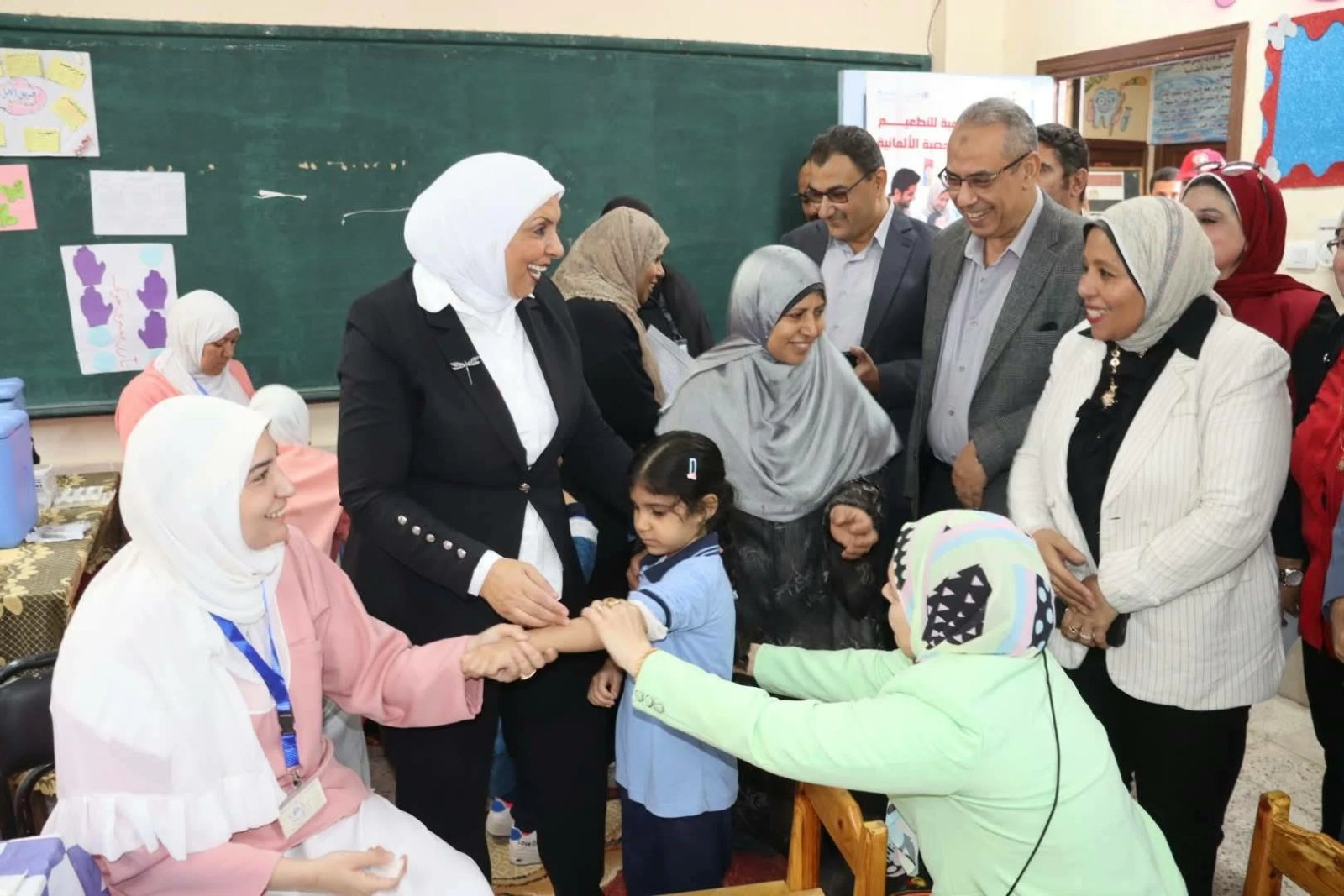 تطعيم 164 ألف طفل في اليوم الأول لـ«الحملة القومية للتطعيم ضد الحصبة» بالقليوبية