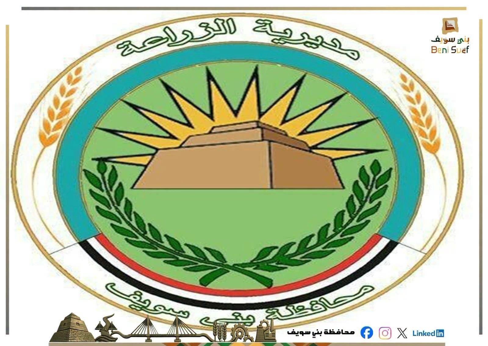 «زراعة بني سويف» تتابع الموسم الشتوي وتزيل 26 حالة تعدٍ على الأراضي الزراعية