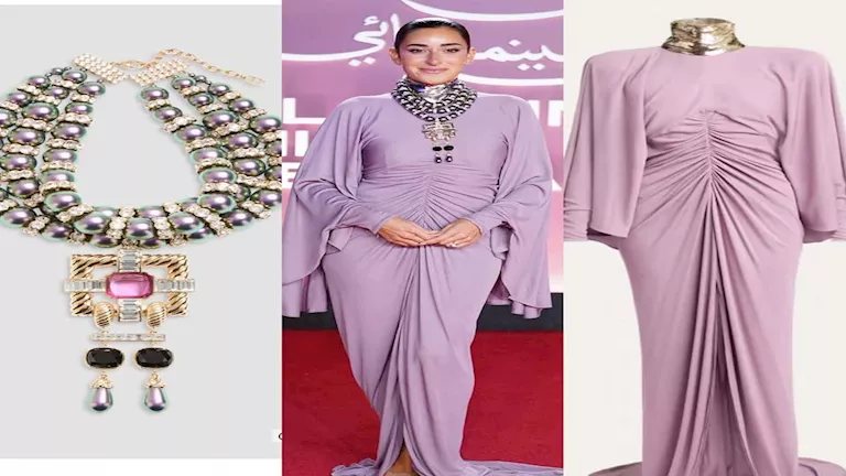 أمينة خليل بإطلالة تتخطى قيمتها مليون جنيه في مهرجان الجونة السينمائي