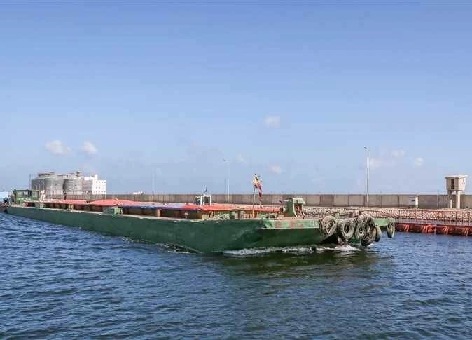السفينة GALLIPOLI SEAWAYS التابعة لخط الرورو تغادر ميناء دمياط اليوم