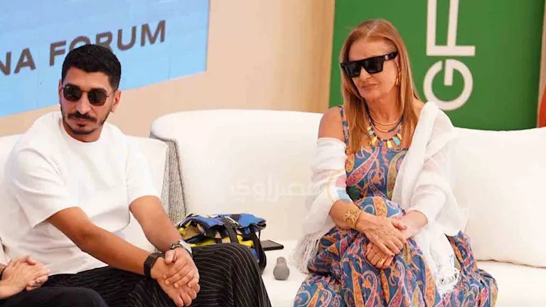 يسرا وكريم الشناوي يتحدثان في جلسة المستقبل يتحدث العربية بـ مهرجان الجونة السينمائي