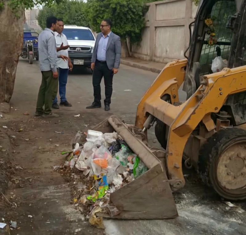 رفع 15 طن مخلفات ببنها في القليوبية